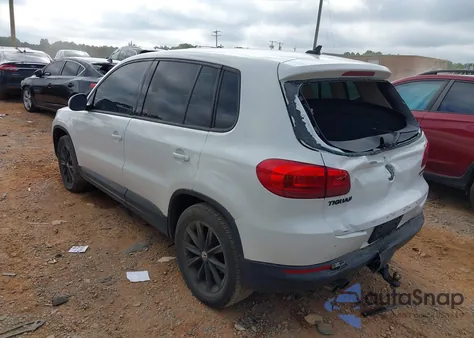 2014 Volkswagen Tiguan Se z USA, uszkodzony, nr VIN WVGBV3AX0EW539399